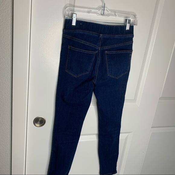Madewell Pull On Stretchy Dark Wash Denim Skinny Jeans Size 25 - Picture 6 of 11
